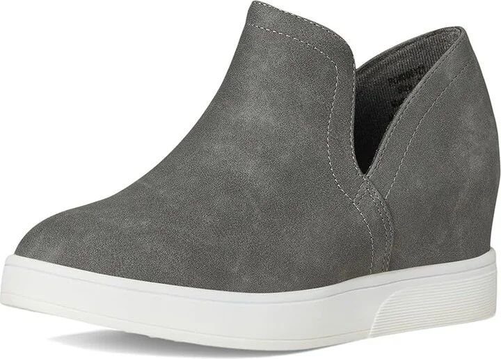 Journee Collection Cardi Women's Shoes Grey : 7 M, Faux Leather - Image 5