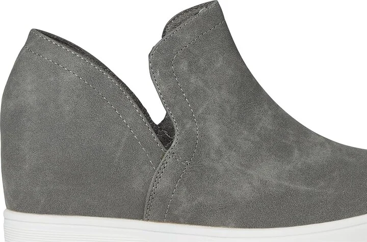 Journee Collection Cardi Women's Shoes Grey : 7 M, Faux Leather - Image 7