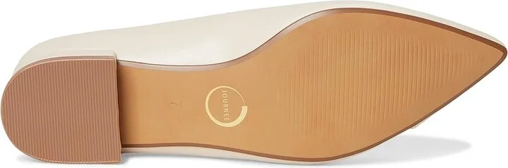 Journee Collection Carmin Women's Shoes Bone : 7 M, Synthetic - Image 3