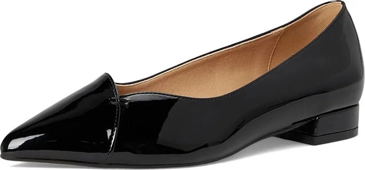 Journee Collection Carmin Women's Shoes Patent/Black : 7 W, Synthetic - Image 5
