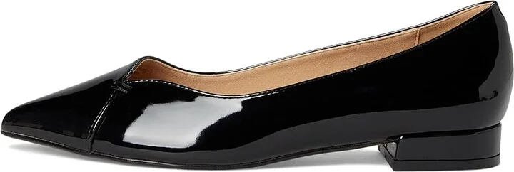 Journee Collection Carmin Women's Shoes Patent/Black : 7 W, Synthetic - Image 6