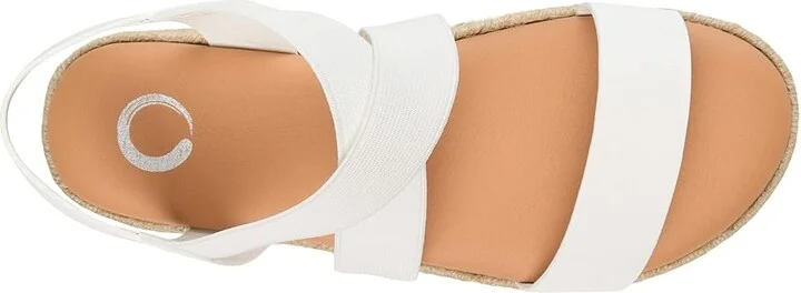 Journee Collection Caroline Women's Shoes White : 6 M, Synthetic - Image 2