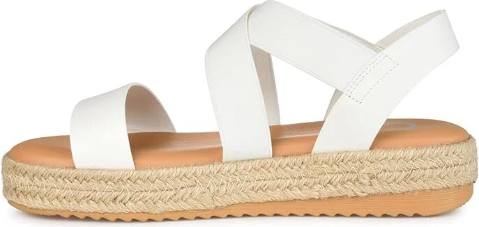 Journee Collection Caroline Women's Shoes White : 6 M, Synthetic - Image 6