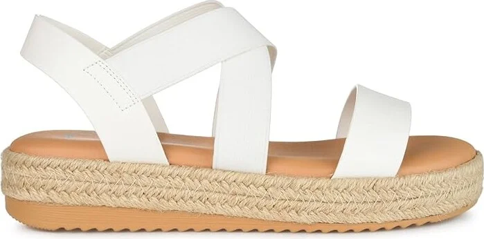 Journee Collection Caroline Women's Shoes White : 6 M, Synthetic - Image 7