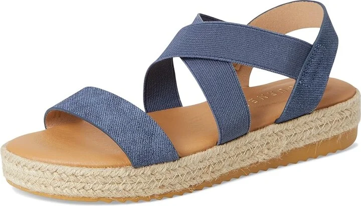 Journee Collection Caroline Women's Wedge Shoes Denim : 12 M, Synthetic - Image 5