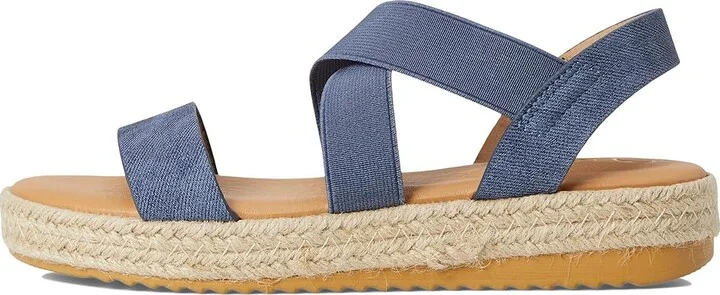 Journee Collection Caroline Women's Wedge Shoes Denim : 12 M, Synthetic - Image 6