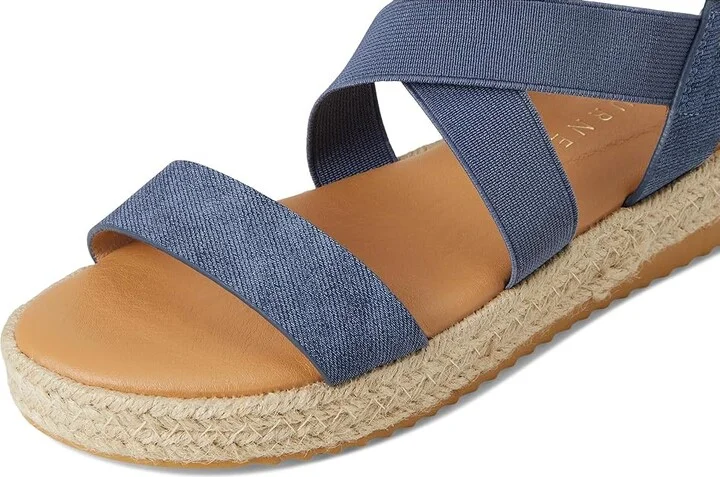 Journee Collection Caroline Women's Wedge Shoes Denim : 12 M, Synthetic - Image 7