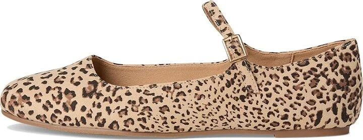 Journee Collection Carrie Flat Women's Dress Flat Shoes Leopard : 8 W, Suede - Image 6