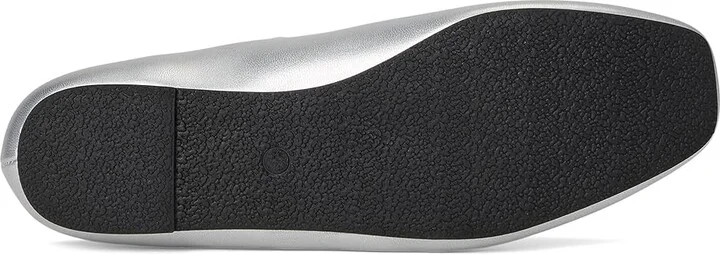 Journee Collection Carrie Flat Women's Dress Flat Shoes Silver : 6.5 M, Suede - Image 3