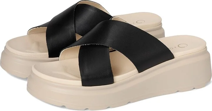 Journee Collection Cathie Women's Wedge Shoes Black : 9 M, Synthetic