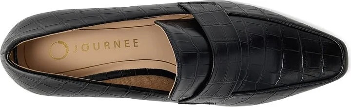 Journee Collection Celina Pump High Women's Heels Black : 6 M - Image 2