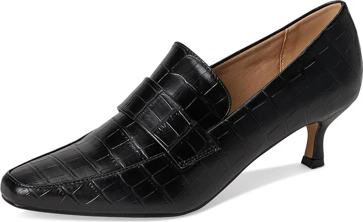 Journee Collection Celina Pump High Women's Heels Black : 6 M - Image 5