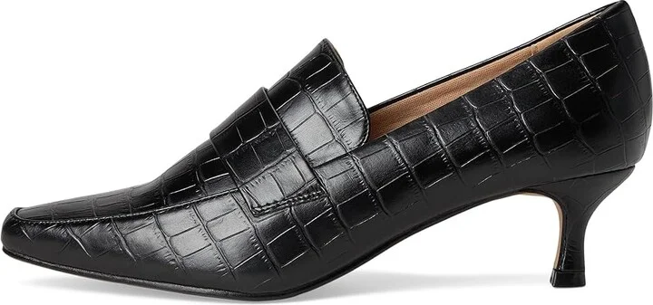 Journee Collection Celina Pump High Women's Heels Black : 6 M - Image 6
