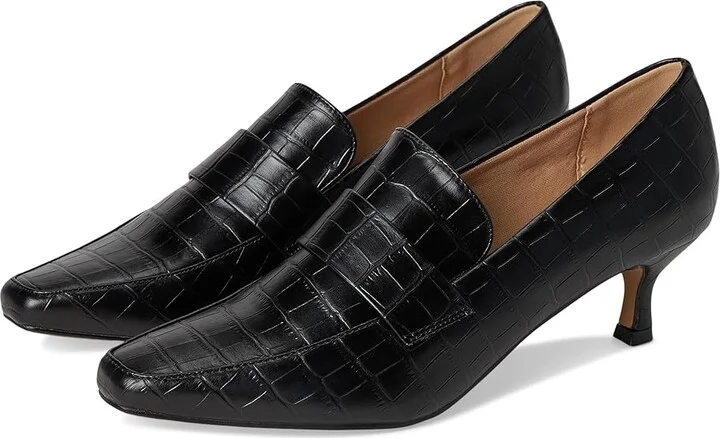 Journee Collection Celina Pump High Women's Heels Black : 6 M