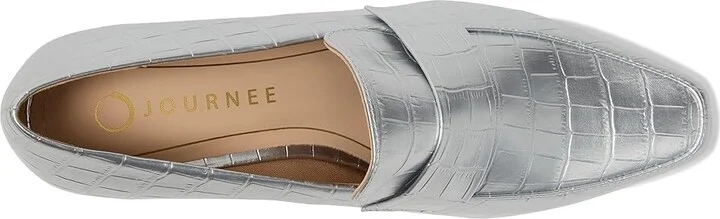 Journee Collection Celina Pump High Women's Heels Silver : 12 M - Image 2