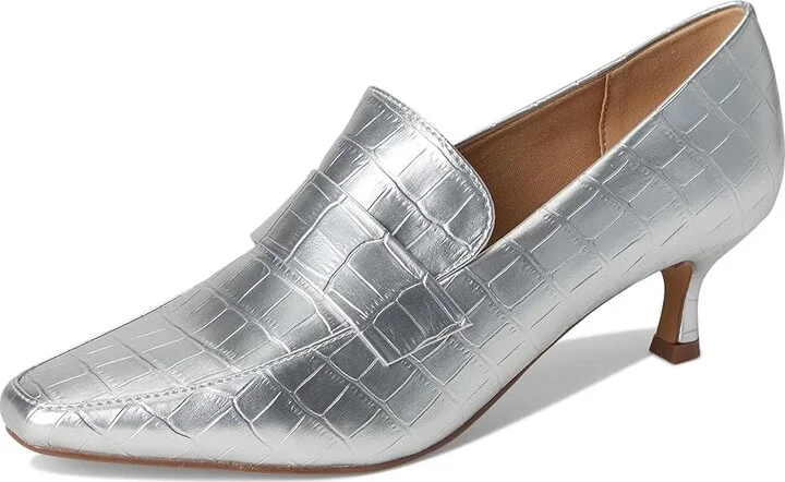 Journee Collection Celina Pump High Women's Heels Silver : 12 M - Image 5