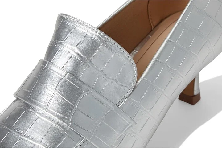 Journee Collection Celina Pump High Women's Heels Silver : 12 M - Image 7