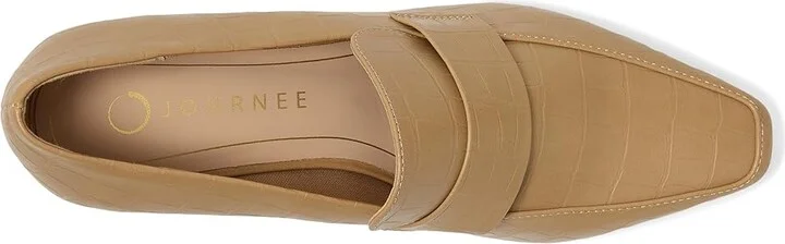 Journee Collection Celina Pump High Women's Heels Tan : 9.5 M - Image 2