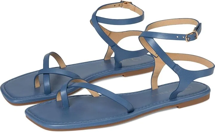 Journee Collection Charra Women's Sandals Blue : 11 M, Synthetic