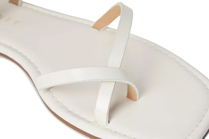 Journee Collection Charra Women's Sandals White : 8.5 M, Synthetic - Image 7