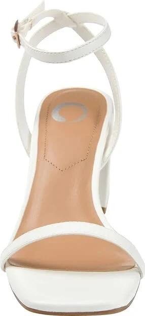Journee Collection Chasity Pump Women's Shoes White : 10 M, Synthetic - Image 5