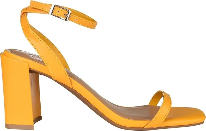Journee Collection Chasity Pump Women's Shoes Yellow : 9.5 M, Synthetic - Image 7