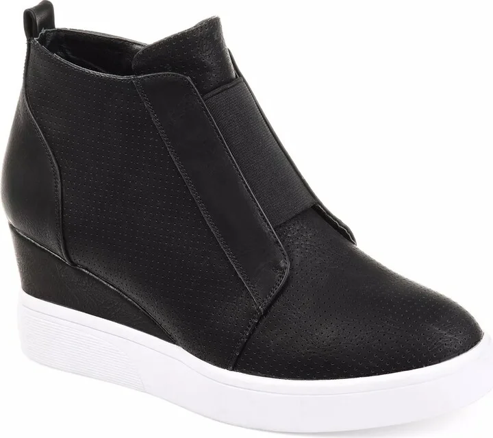 Journee Collection Clara Wedge Sneaker
