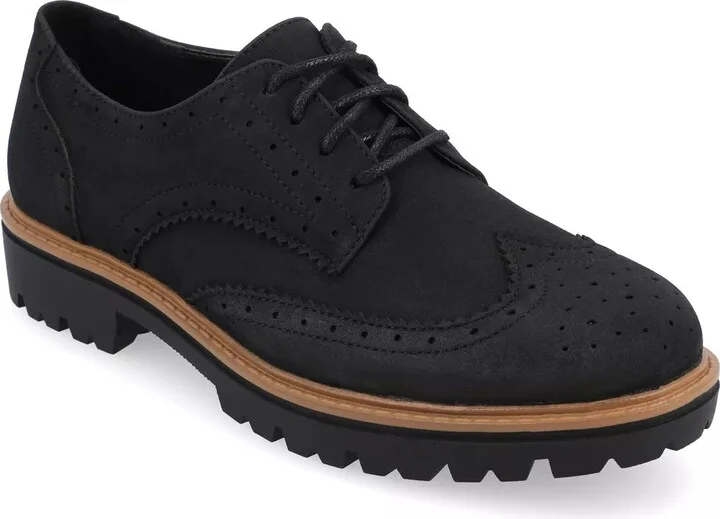 Journee Collection Claudiya Wingtip Oxford
