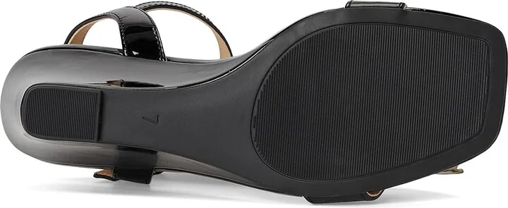 Journee Collection Clayr Women's Sandals Patent/Black : 8.5 M, Faux Leather - Image 3