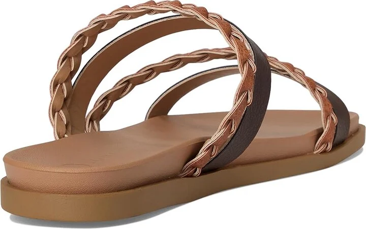 Journee Collection Colette Women's Sandals Cognac : 6 M, Synthetic - Image 4