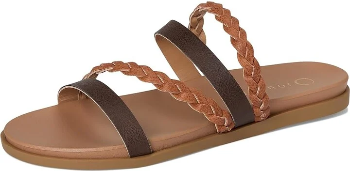 Journee Collection Colette Women's Sandals Cognac : 6 M, Synthetic - Image 5