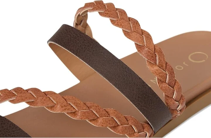 Journee Collection Colette Women's Sandals Cognac : 6 M, Synthetic - Image 7