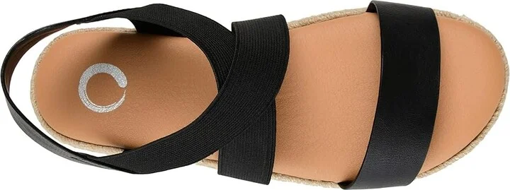 Journee Collection Comfort Foamtm Caroline Sandal Women's Shoes Black : 6 M, Synthetic - Image 2