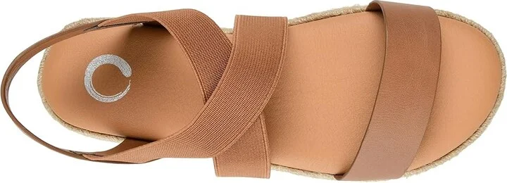Journee Collection Comfort Foamtm Caroline Sandal Women's Shoes Tan : 6 M, Synthetic - Image 2