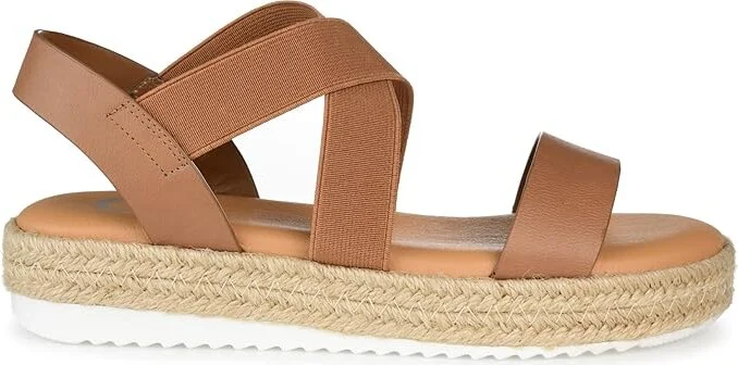 Journee Collection Comfort Foamtm Caroline Sandal Women's Shoes Tan : 6 M, Synthetic - Image 7