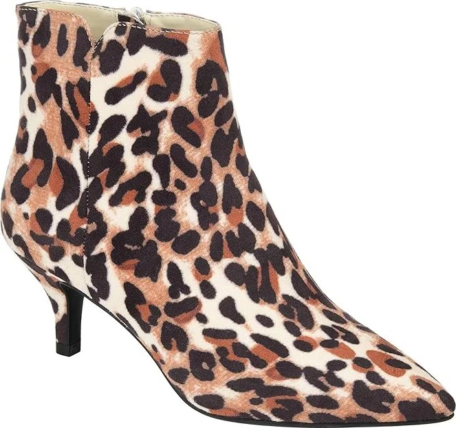Journee Collection Comfort Foamtm Isobel Bootie Women's Shoes Leopard : 7.5 M, Synthetic