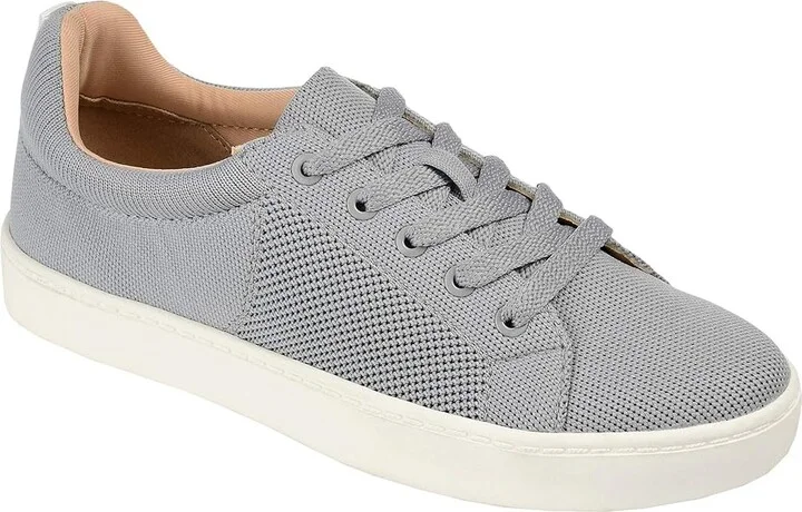Journee Collection Comfort Foamtm Kimber Sneakers Women's Shoes Grey : 6 M, Textile