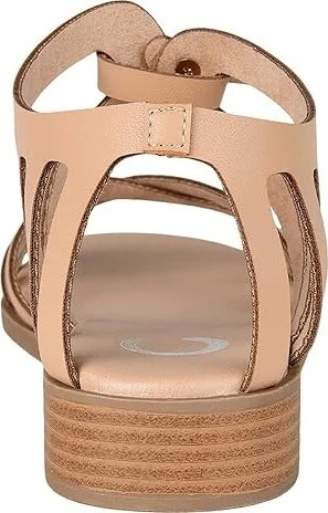 Journee Collection Comfort Foamtm Monro Sandal Women's Shoes Tan : 8.5 M, Synthetic - Image 4