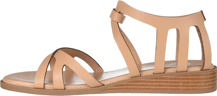 Journee Collection Comfort Foamtm Monro Sandal Women's Shoes Tan : 8.5 M, Synthetic - Image 6