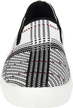 Journee Collection Comfort Foamtm Phila Knit Sneaker Women's Shoes Black/White : 8.5 M, Textile - Image 5