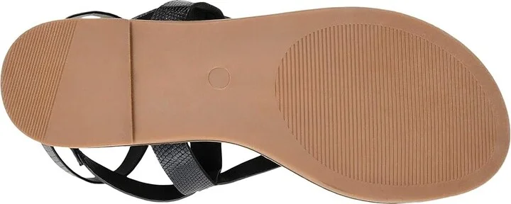 Journee Collection Comfort Foamtm Tangie Sandal Women's Shoes Black : 6 M, Synthetic - Image 3