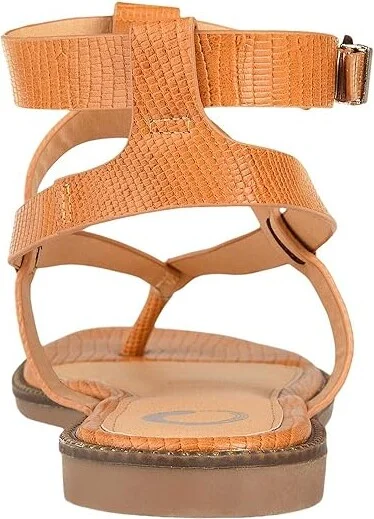 Journee Collection Comfort Foamtm Tangie Sandal Women's Shoes Tan : 6 M, Synthetic - Image 4