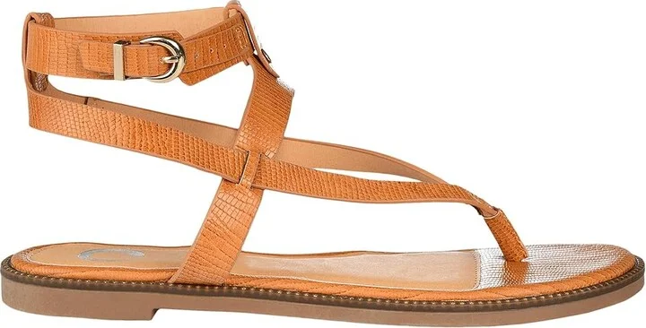 Journee Collection Comfort Foamtm Tangie Sandal Women's Shoes Tan : 6 M, Synthetic - Image 7