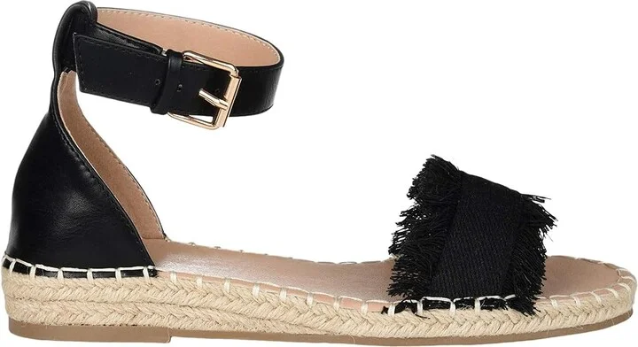 Journee Collection Comfort Foamtm Tristeen Sandal Women's Shoes Black : 6 M, Textile - Image 7