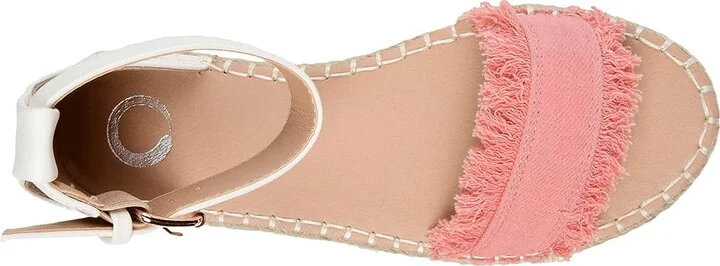 Journee Collection Comfort Foamtm Tristeen Sandal Women's Shoes Pink : 6 M, Textile - Image 2