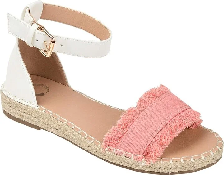 Journee Collection Comfort Foamtm Tristeen Sandal Women's Shoes Pink : 6 M, Textile