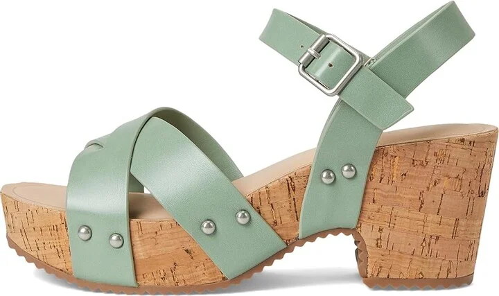 Journee Collection Comfort Foamtm Valentina Sandals Women's Shoes Green : 8 M, Faux Leather - Image 6