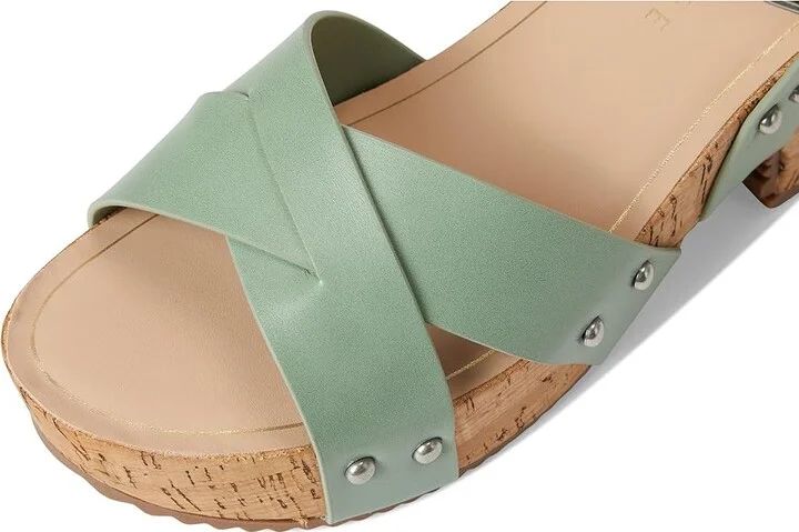 Journee Collection Comfort Foamtm Valentina Sandals Women's Shoes Green : 8 M, Faux Leather - Image 7