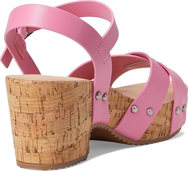 Journee Collection Comfort Foamtm Valentina Sandals Women's Shoes Pink : 10 M, Faux Leather - Image 4