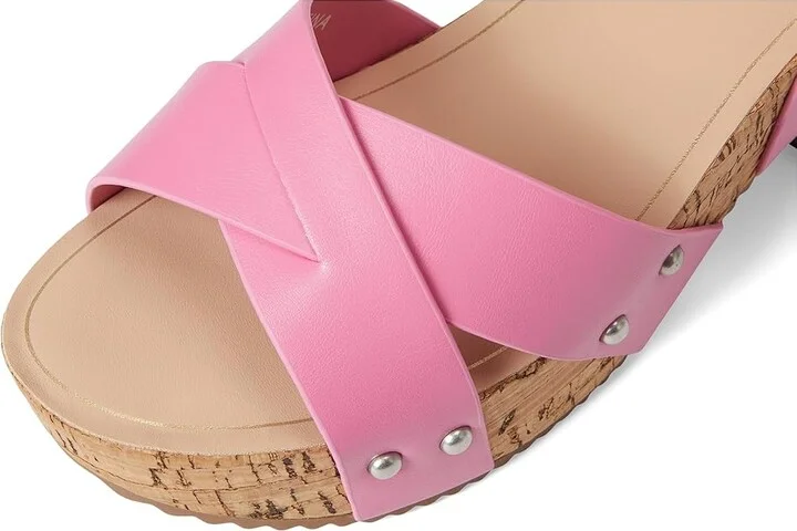Journee Collection Comfort Foamtm Valentina Sandals Women's Shoes Pink : 10 M, Faux Leather - Image 7